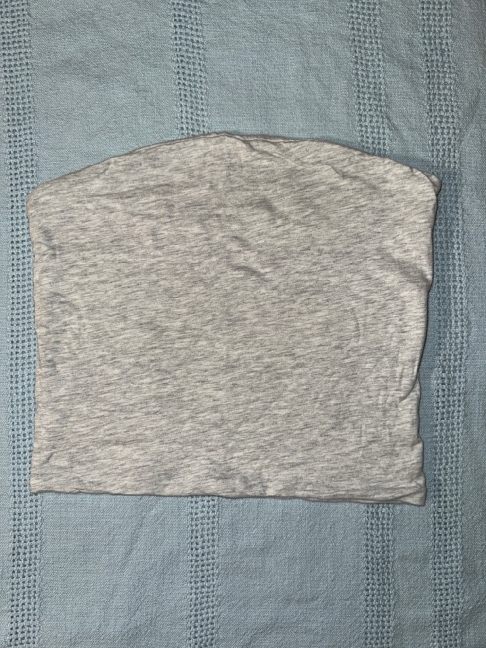 Brandy Melville Light Heather Gray Tube Top